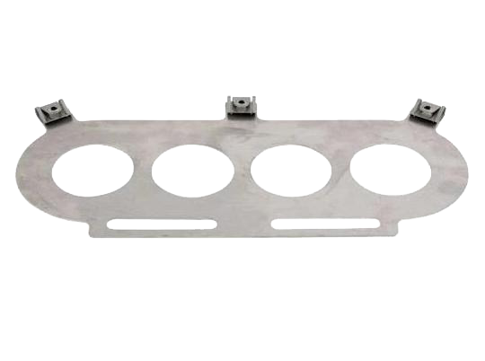 BLANK PIPERCROSS PX600 LARGE TWIN CARBURETTOR/THROTTLE BODY BASEPLATE